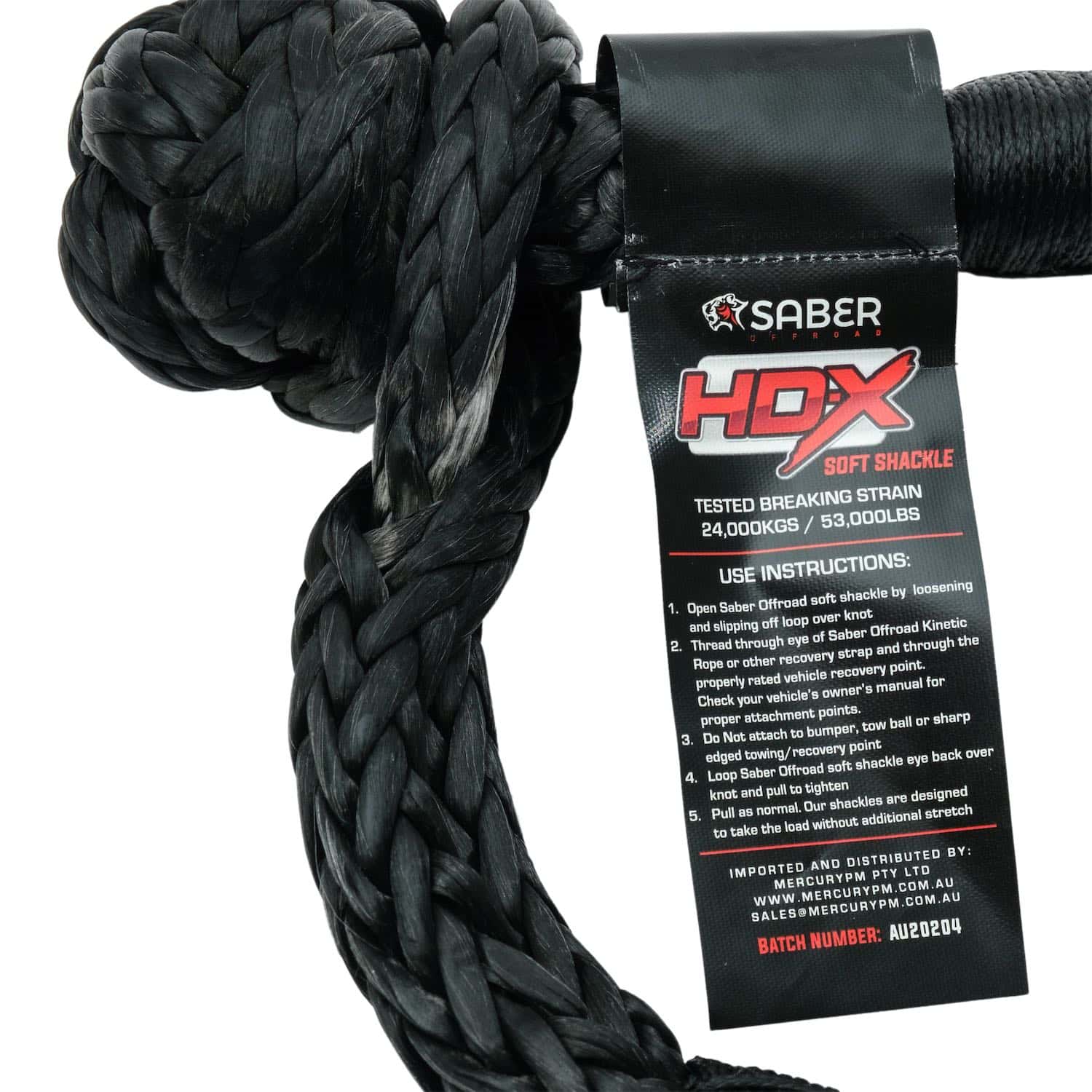 24K HDX SaberPro Bound Soft Shackle